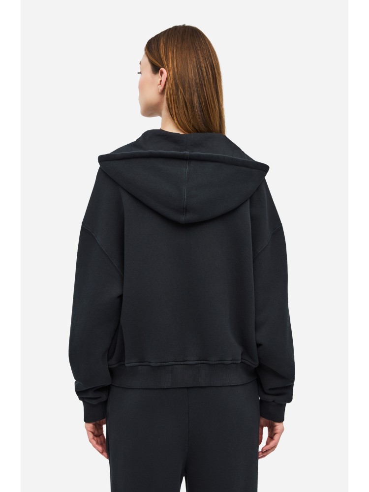 Dirty Laundry vintage black heavy duty fullzip fleece cardigan 