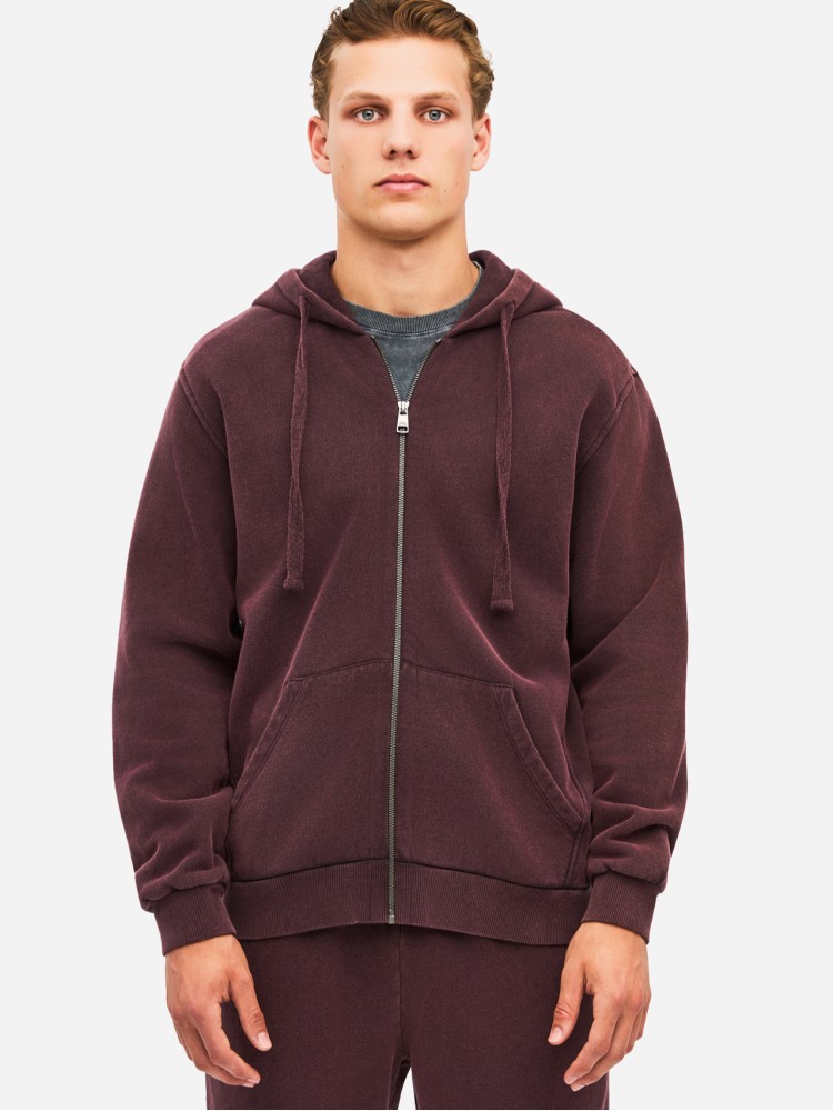 Dirty Laundry vintage cocoa ζακέτα με κουκούλα και τσέπες