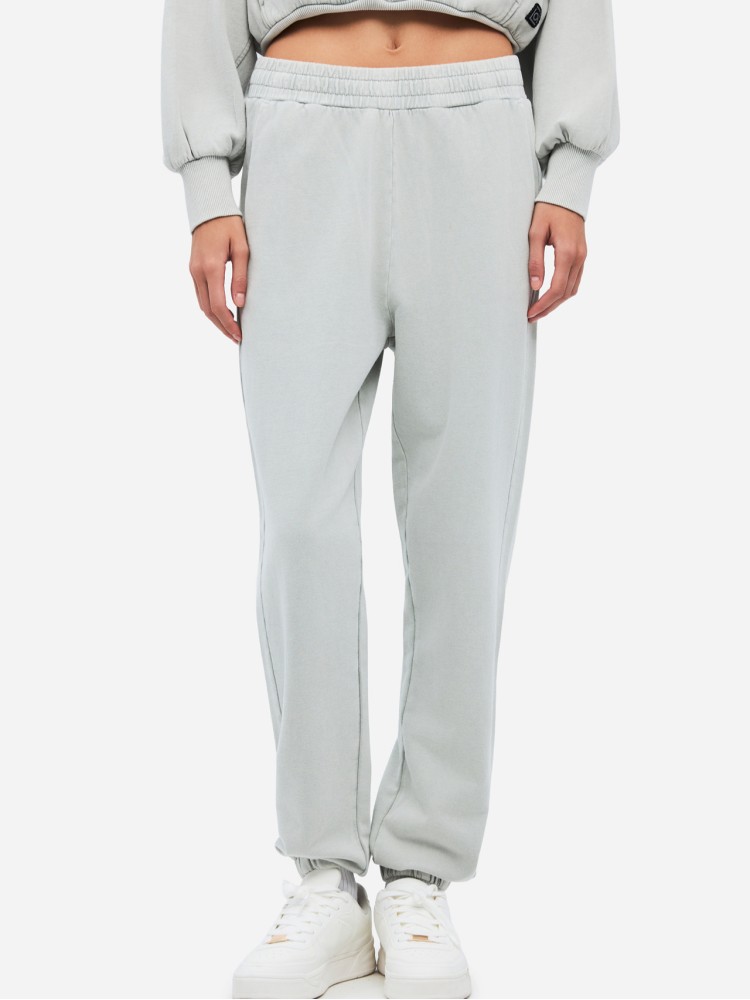 Dirty Laundry vintage greige regular cuffed παντελόνι φόρμα