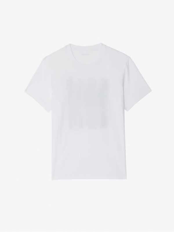 Zadig&Voltaire Tommy άσπρο photo rock ride κοντομάνικο T-shirt