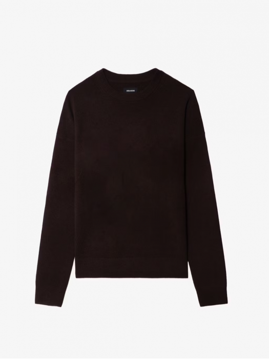 Zadig&Voltaire καφέ cici πουλόβερ από μαλλί και κασμίρ