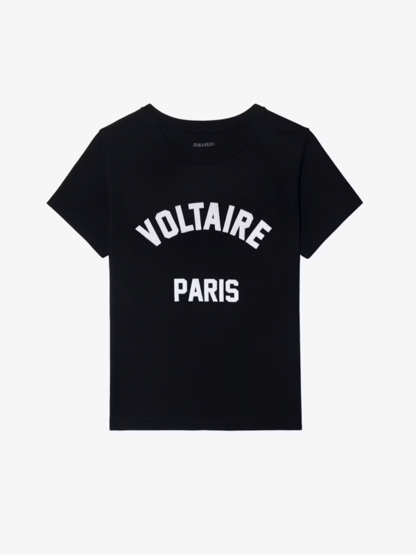 Zadig&Voltaire Alys Paris μαύρο βαμβακερό t-shirt