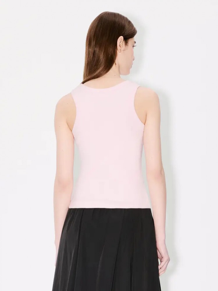 KENZO pastel pink 'Boke Flower 2.0' rib tank top