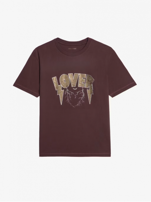 Zadig&Voltaire Edwin βαμβακερό rhinestoned and printed t-shirt