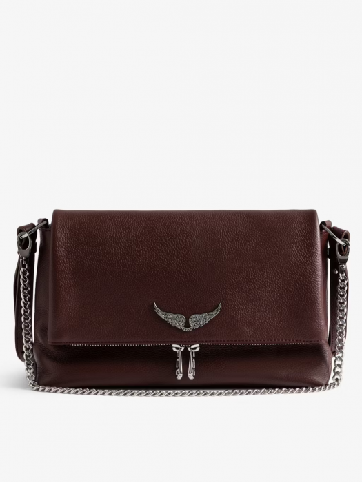 Zadig&Voltaire rocky II fierce grained leather τσάντα
