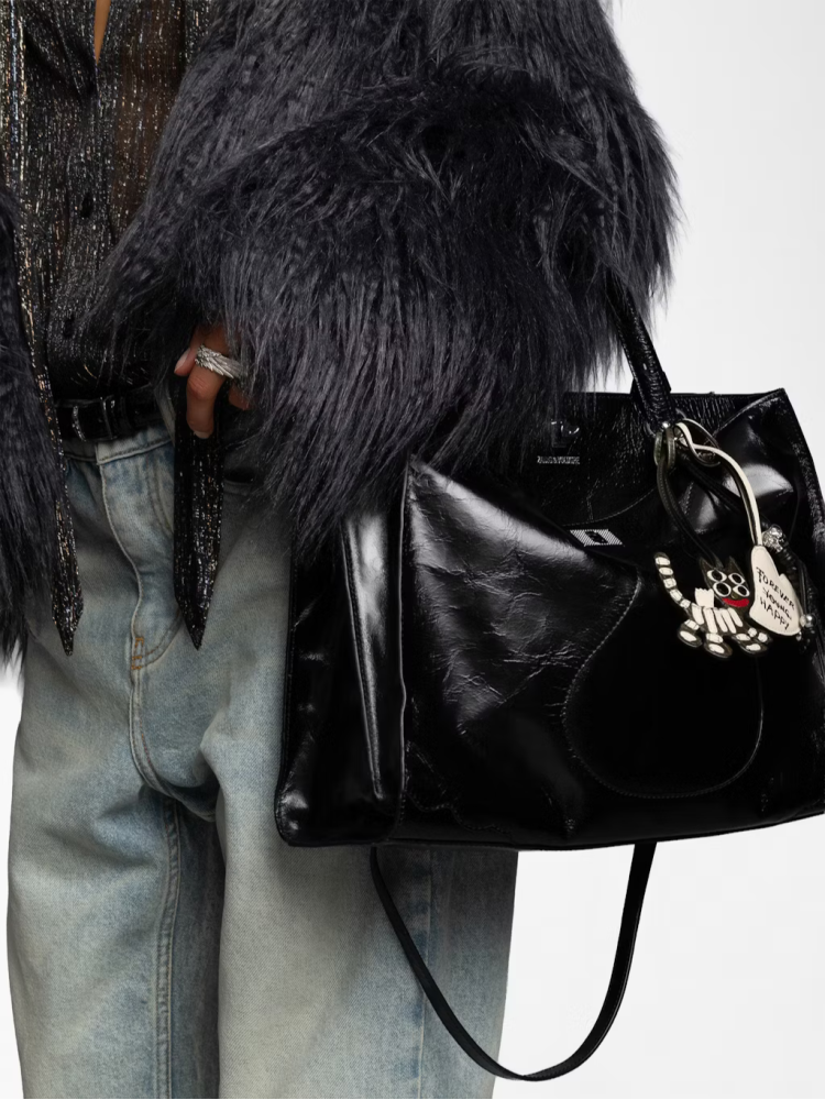 Zadig&Voltaire black Jack vintage patent bag