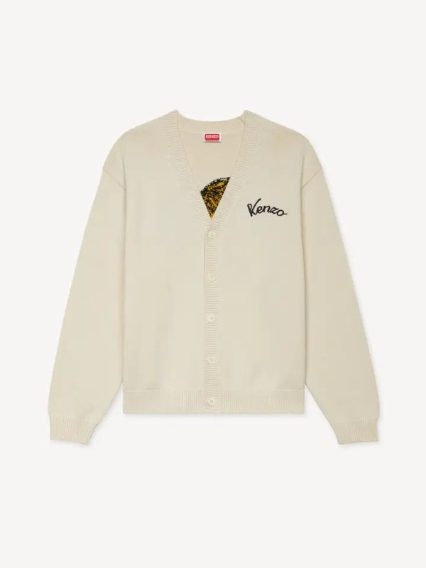 Kenzo off white 'KENZO Jumping Tiger' ζακέτα
