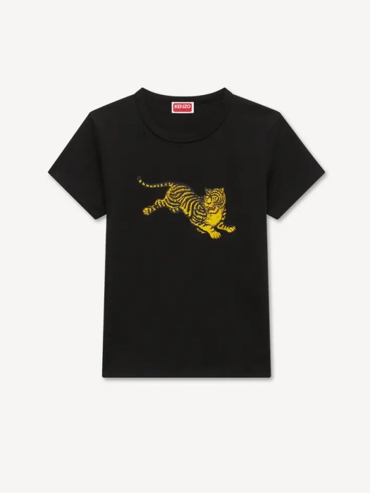 KENZO μαύρο 'KENZO Jumping Tiger' t-shirt