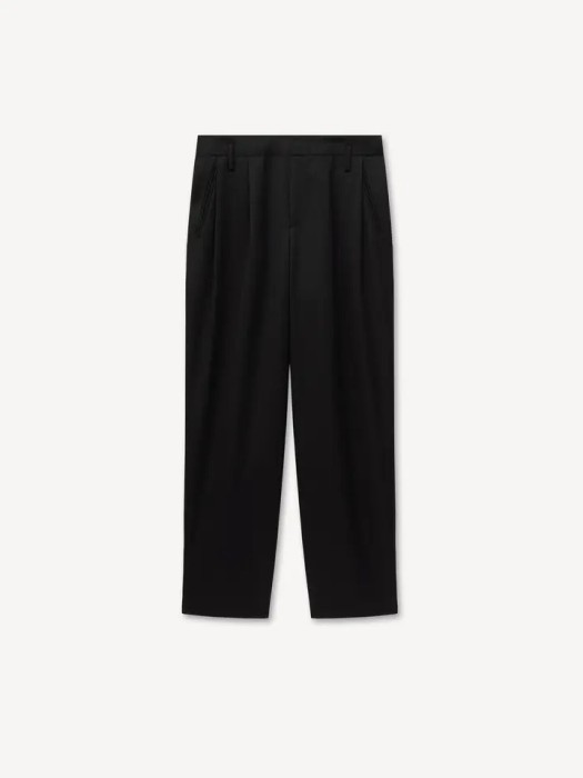 KENZO μαύρο tailored παντελόνι με πιέτες
