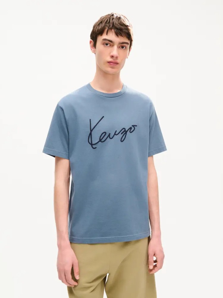 KENZO ανθρακί 'KENZO Signature' t-shirt