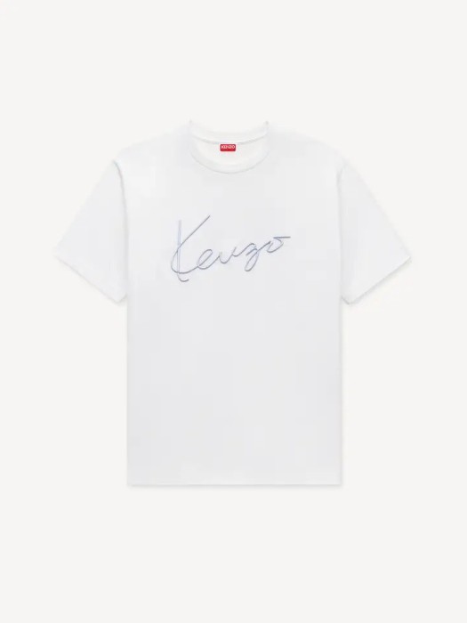 KENZO off white 'KENZO Signature' t-shirt