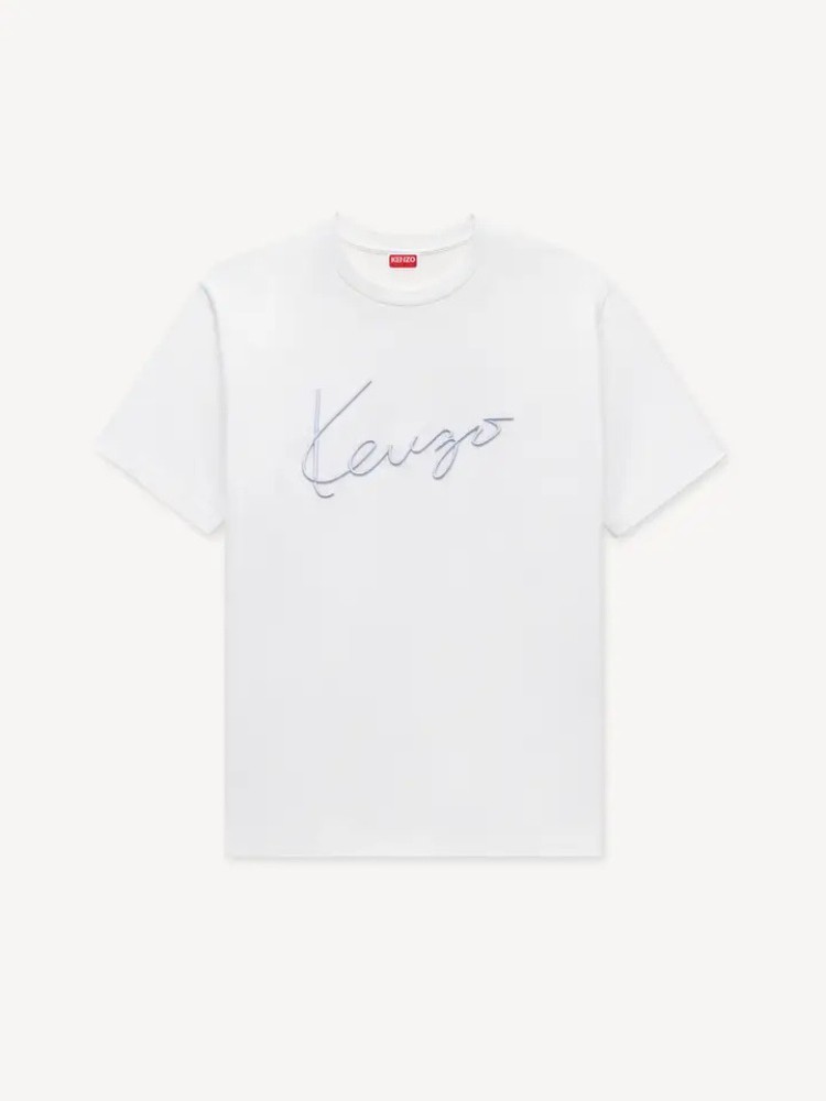 KENZO off white 'KENZO Signature' t-shirt