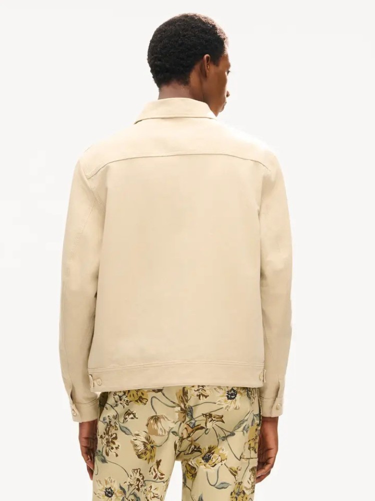 'KENZO Varsity' embroidered genderless workwear μπεζ πανωφόρι