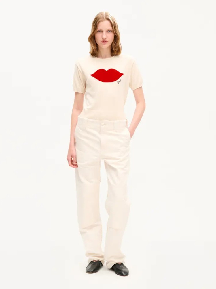 KENZO off white 'KENZO Loves' κοντομάνικο τοπ