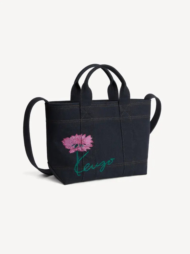 Kenzo navy blue 'KENZO Tulip' small tote τσάντα