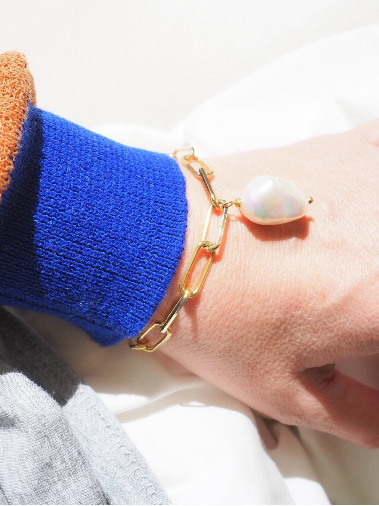 Hermina yasemi baroque pearl βραχιόλι