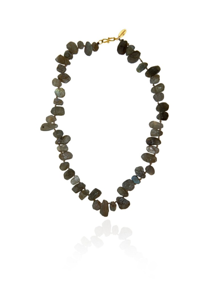 Hermina irida pebble necklace