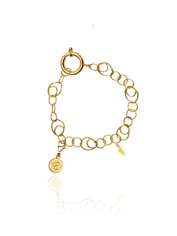 Hermina medea coral athina βραχιόλι