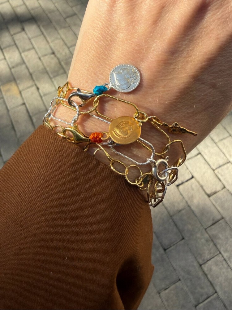 Hermina medea coral athina βραχιόλι