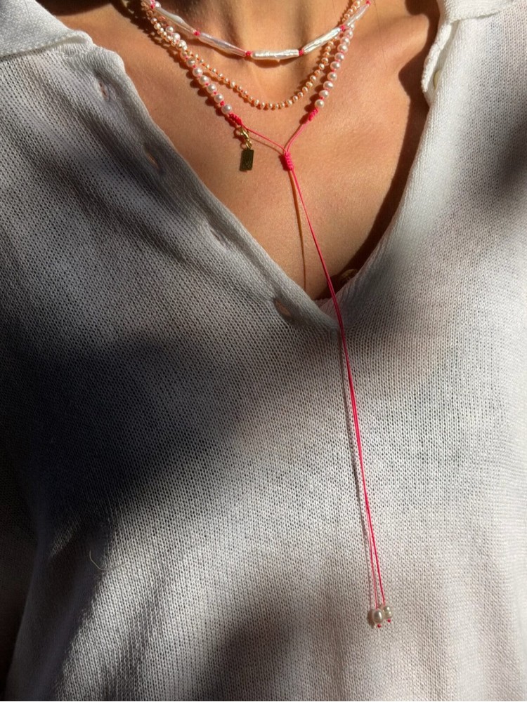 Hermina xeni neon pink pearl rosario