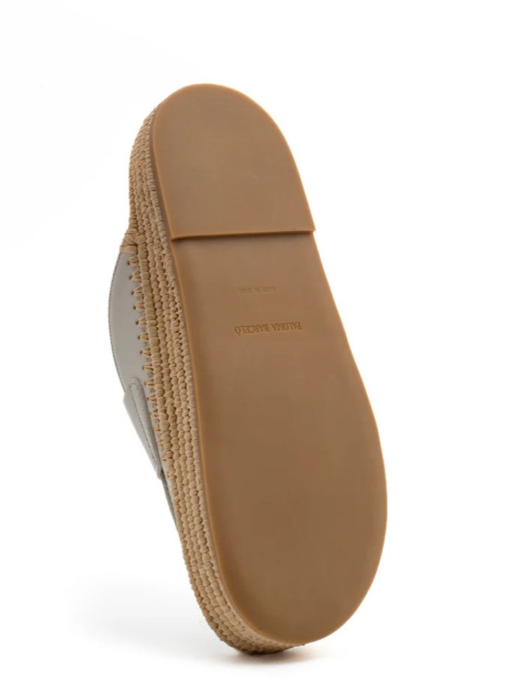 Paloma Barcelo off white Belinda calidis leather loafers