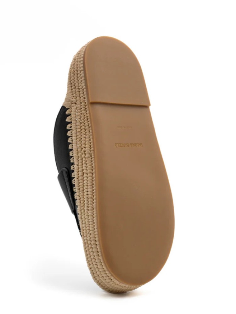 Paloma Barcelo black Belinda calidis leather loafers