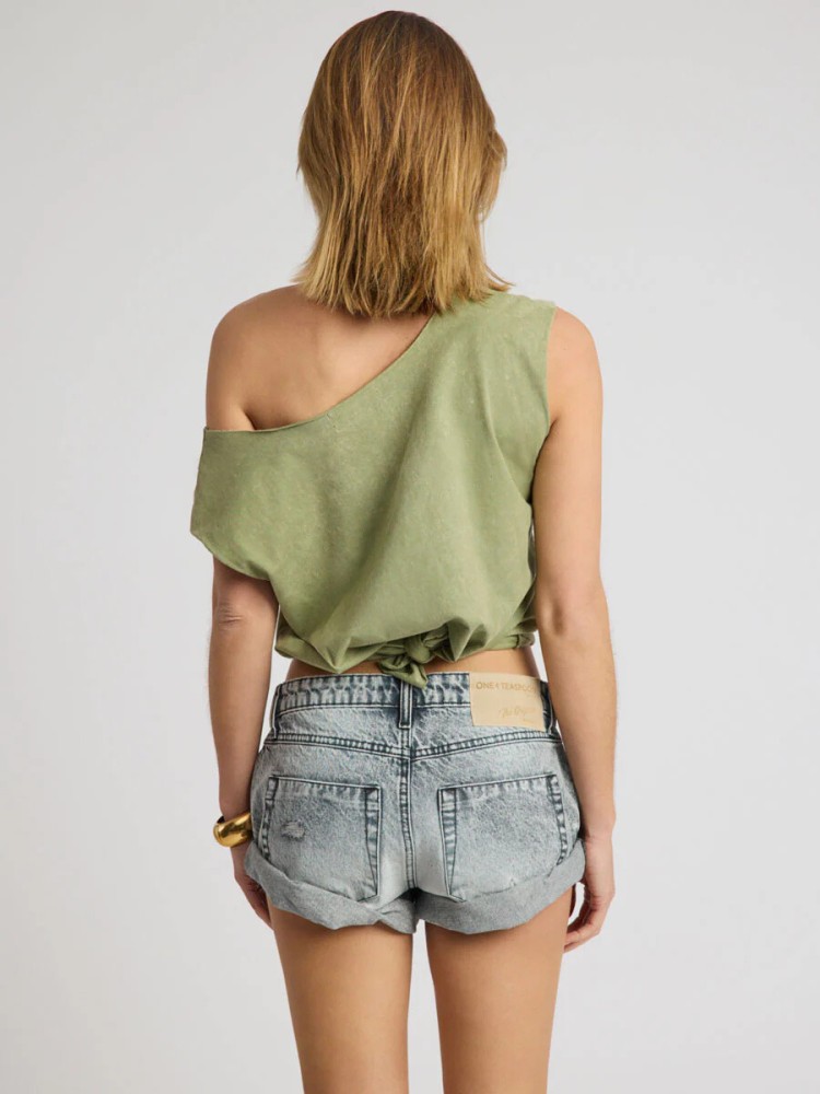 One teaspoon khaki vintage tank top