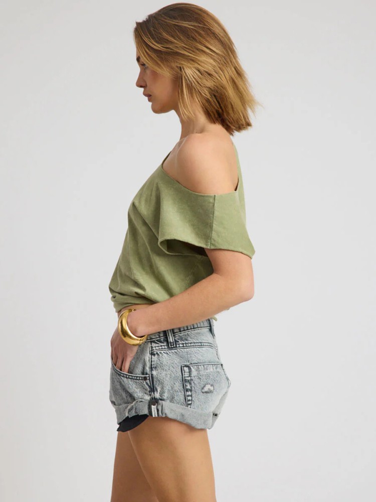 One teaspoon khaki vintage tank top