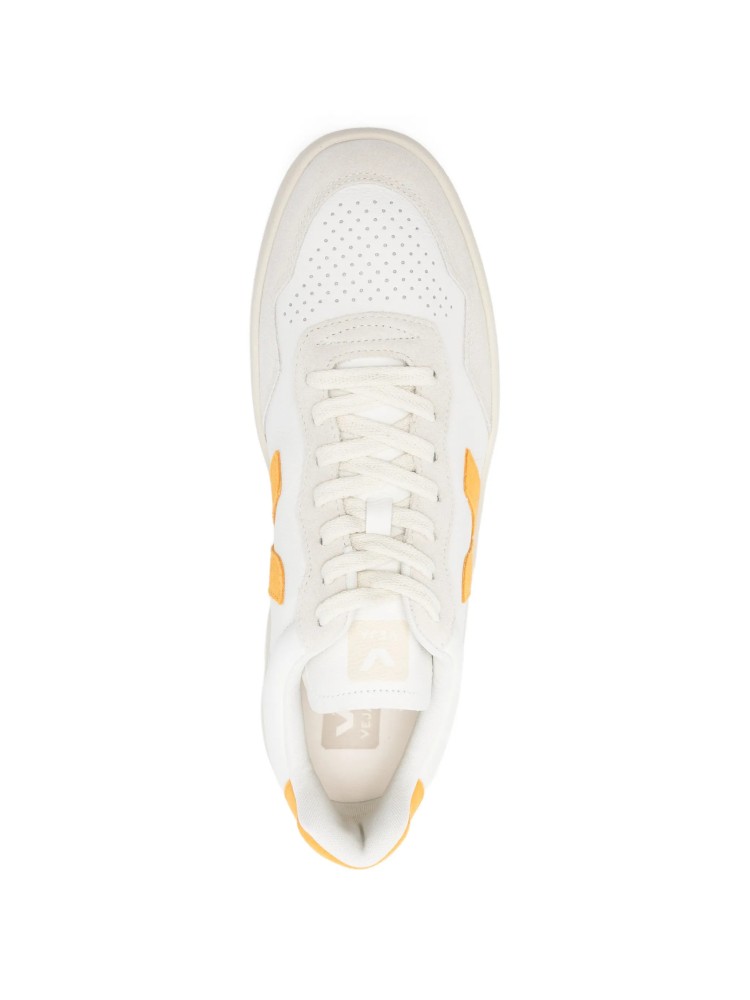 Veja sneaker V-90 white safran leather αθλητικά υποδήματα