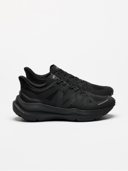 Veja condor 3 advanced full black leather sneakers