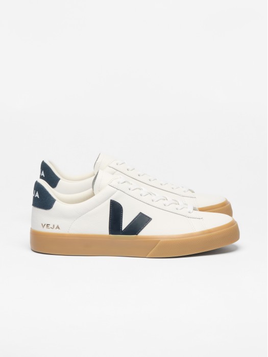 Veja campo white nautico natural leather sneakers