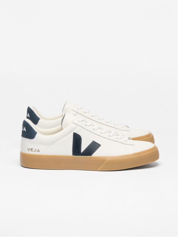 Veja campo white nautico natural leather sneakers