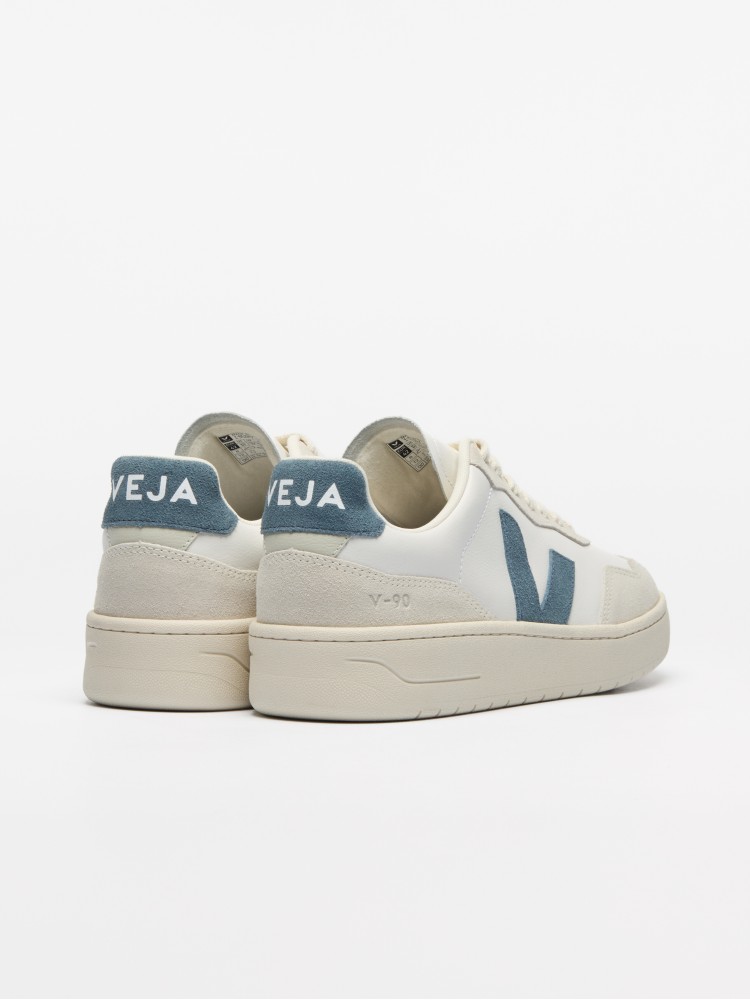 Veja sneaker V-90 extra-white _california o.t. leather αθλητικά υποδήματα