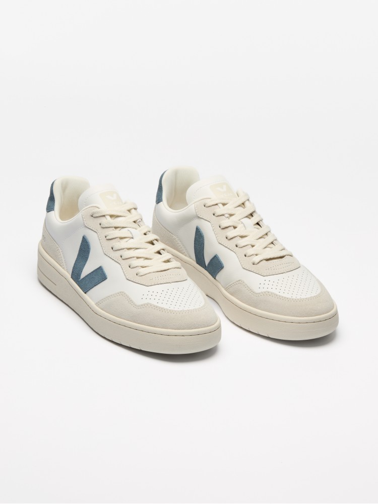 Veja sneaker V-90 extra-white _california o.t. leather αθλητικά υποδήματα