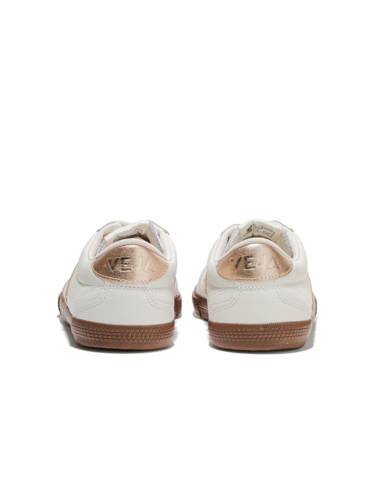 Veja volley white platine bark leather sneakers