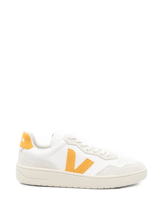 Veja sneaker V-90 white safran leather αθλητικά υποδήματα