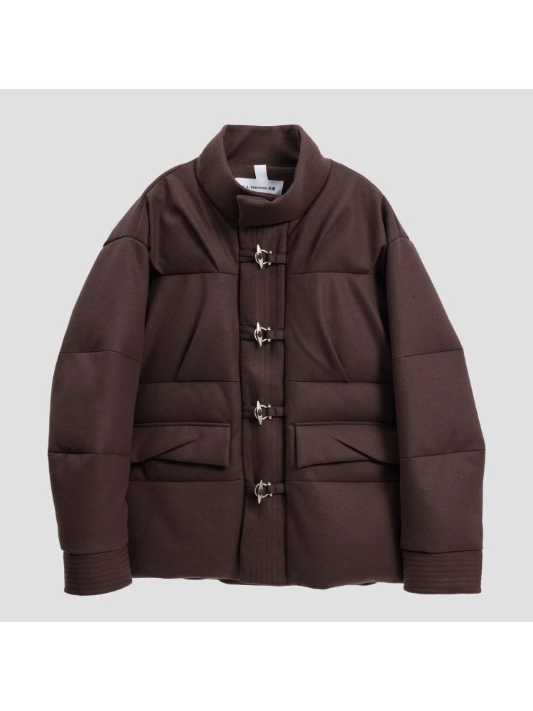 A. A. Spectrum chocolate torte lodge wool down πανωφόρι