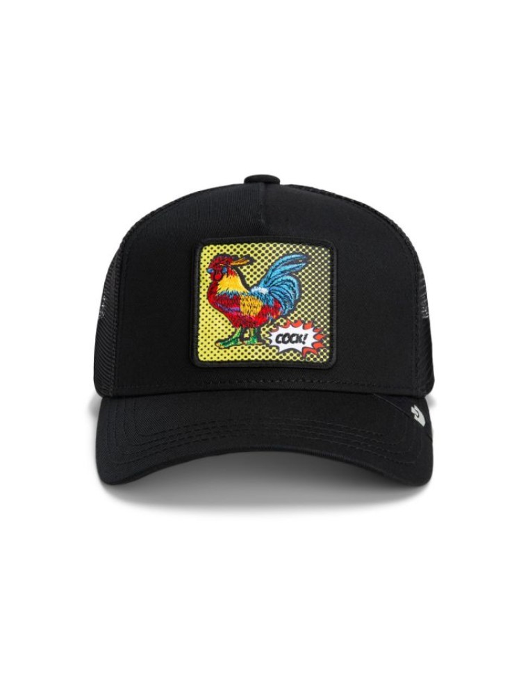 Goorin Bros μαύρο baseball pop art Rooster καπέλο