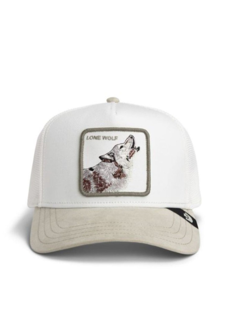Goorin Bros μπεζ suede Wolf baseball καπέλο