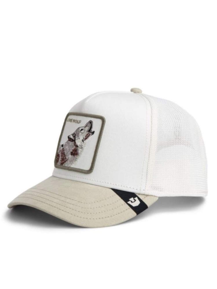 Goorin Bros μπεζ suede Wolf baseball καπέλο