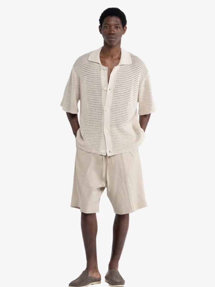 I'm brian lino βαμβακερό πλεκτό πόλο