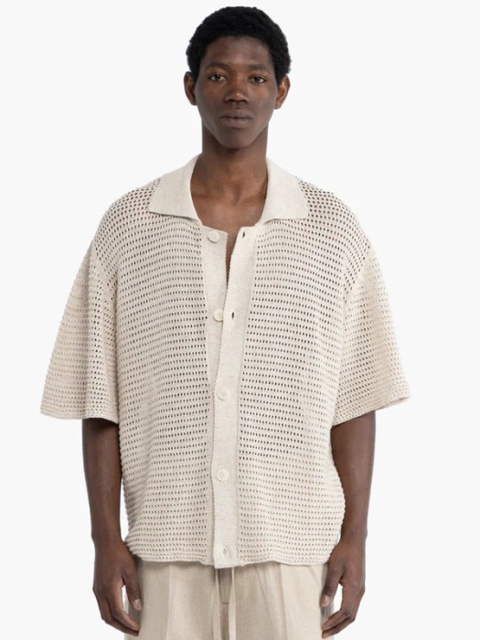 I'm brian lino cotton knit polo