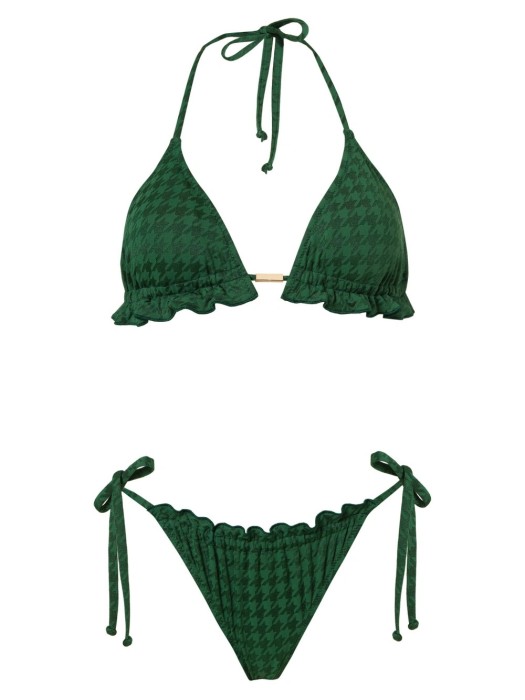 Stefania frangista gigi black curly bikini