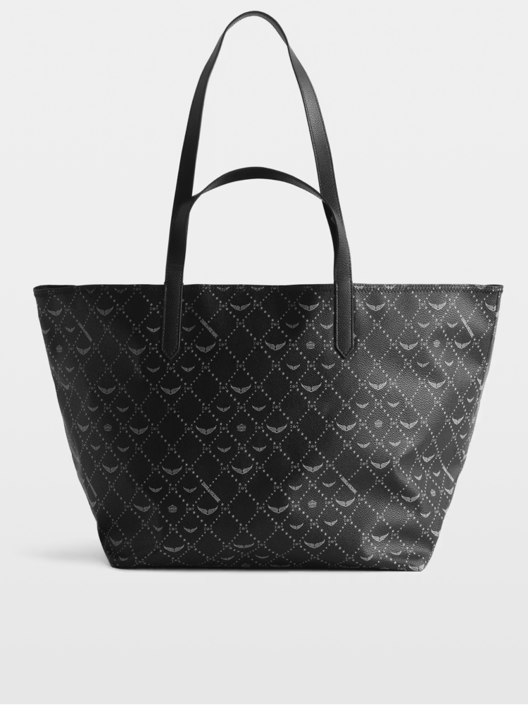 Zadig&Voltaire Z shopper Revoltaire XL black monogram bag