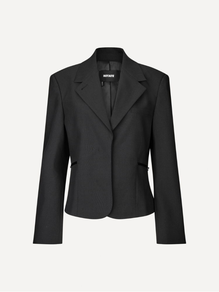Rotate μαύρο κοντό tailored σακάκι 