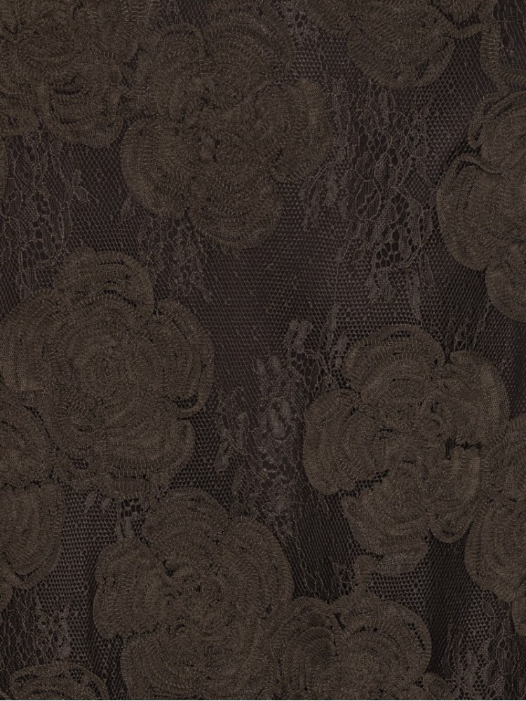 Rotate καφέ 3-D flower maxi φόρεμα