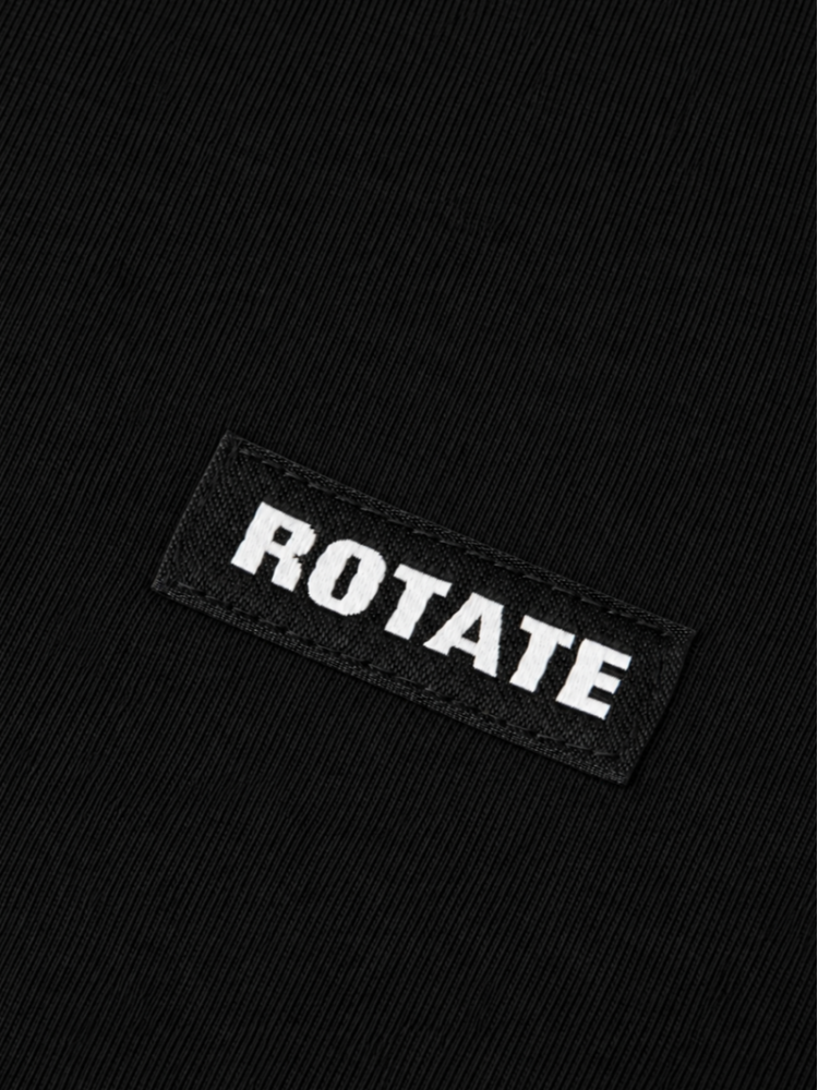 Rotate μαύρο μακρυμάνικο slim fit τοπ
