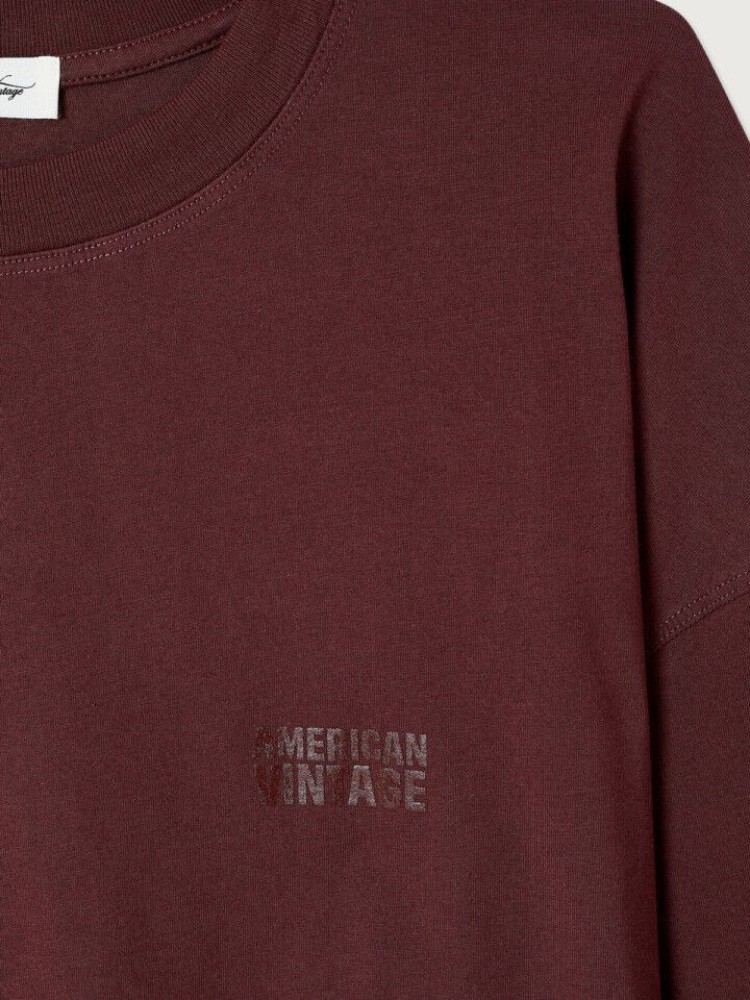 American vintage purple gixy μακρυμάνικο T-shirt