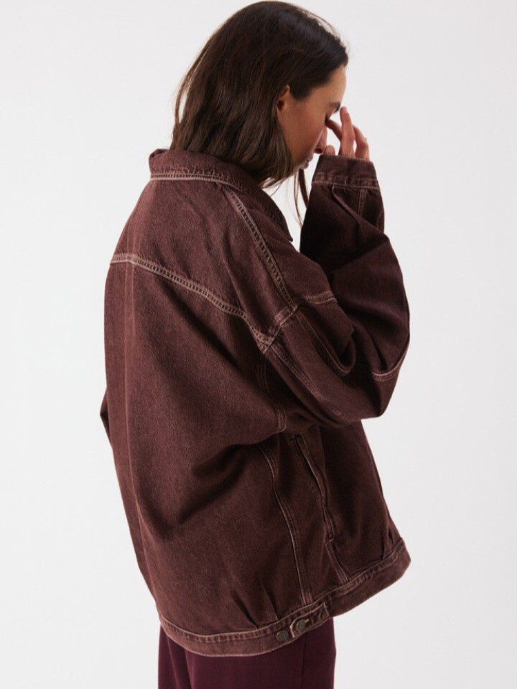 American vintage ashow grape loose denim jacket