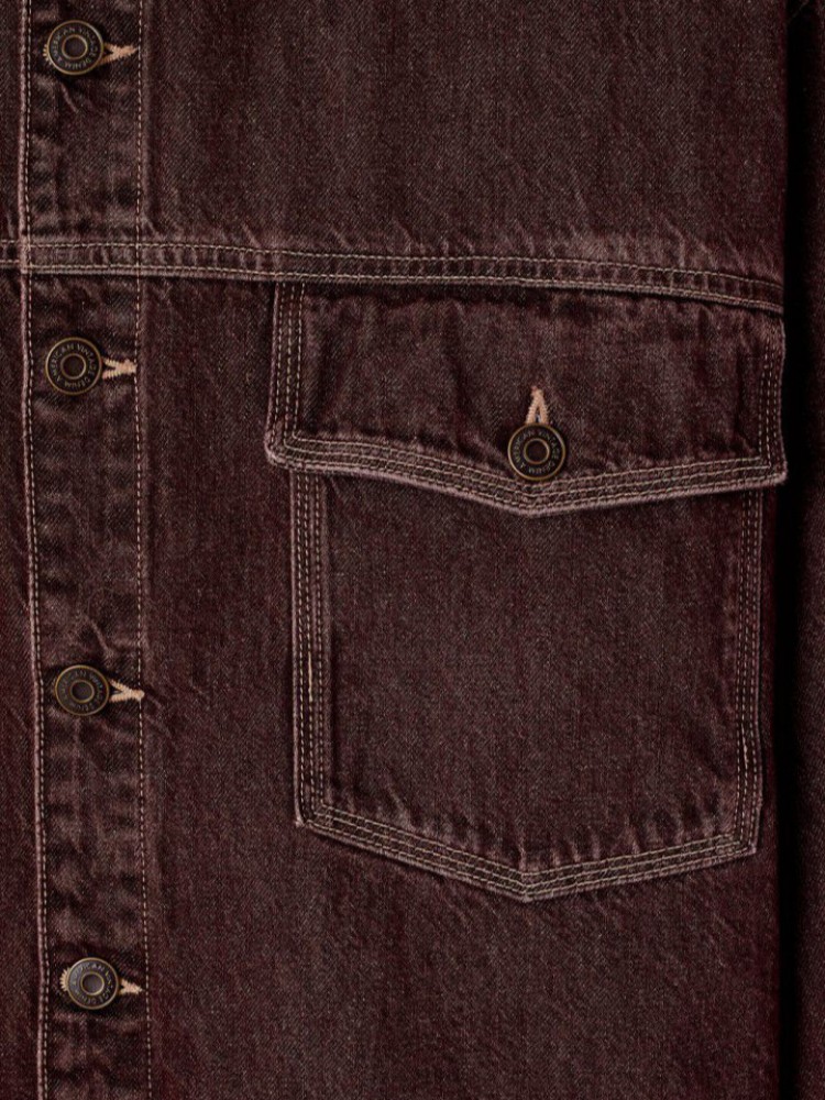 American vintage ashow grape loose denim jacket